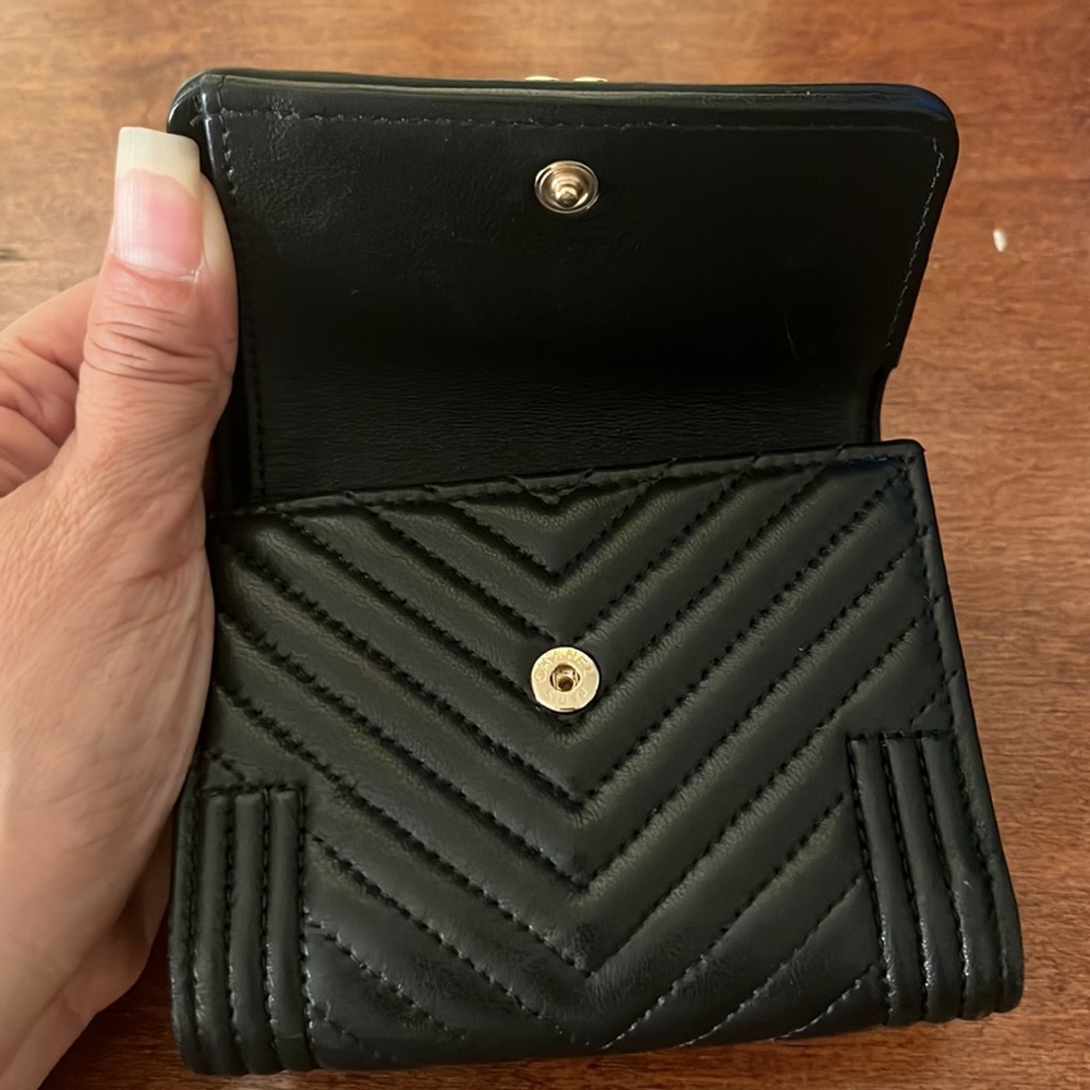 Authentic Chanel Caviar Chevron Boy trifold wallet - Picture 8 of 9